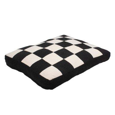 Coockoo Hundekissen Cozy Block schwarz / weiß Coockoo Hundekissen Cozy Block schwarz / weiß