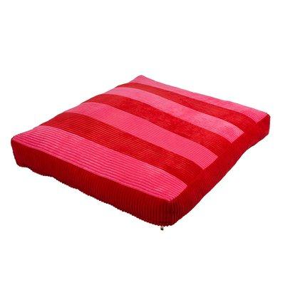 Coockoo Hundekissen Cozy Stripe rot / rosa Coockoo Hundekissen Cozy Stripe rot / rosa
