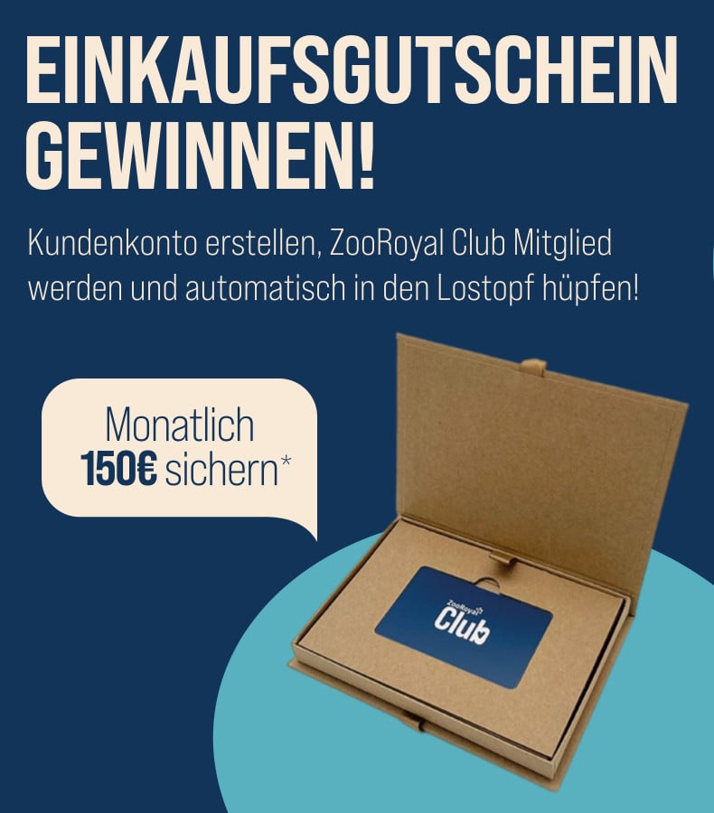 ZooRoyal Clubmitglied werden und Einkaufsgutschein gewinnen!