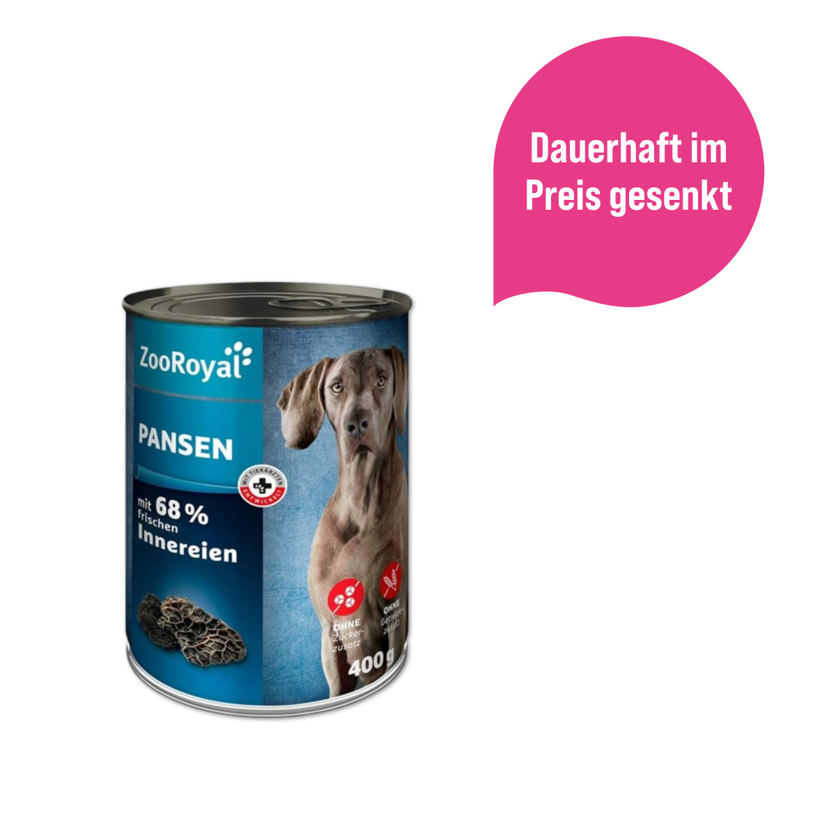 ZooRoyal Hunde-Nassfutter mit Pansen