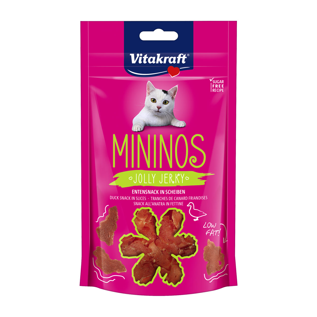 Vitakraft Mininos Entensnack in Scheiben