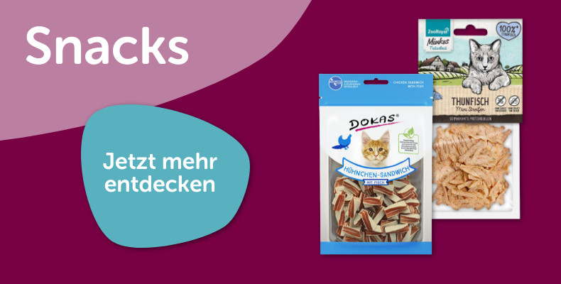 Snacks für Katzen