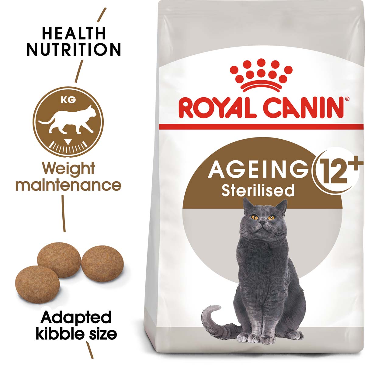 ROYAL CANIN AGEING 12+ Sterilised Trockenfutter für ältere kastrierte Katzen