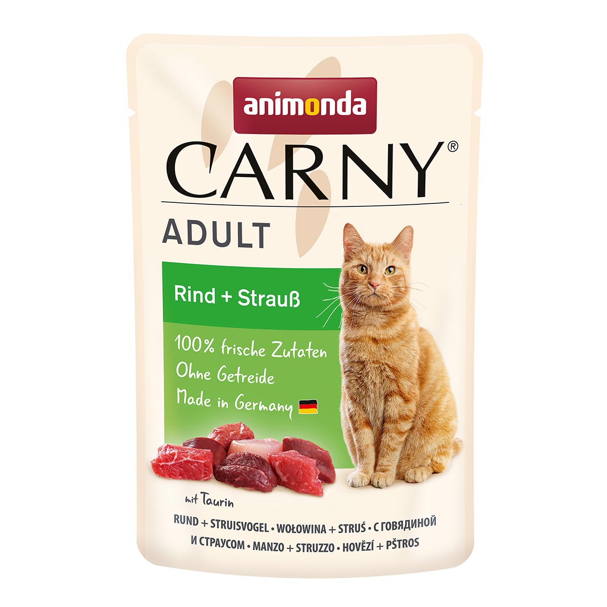 animonda Carny Adult Rind + Strauß