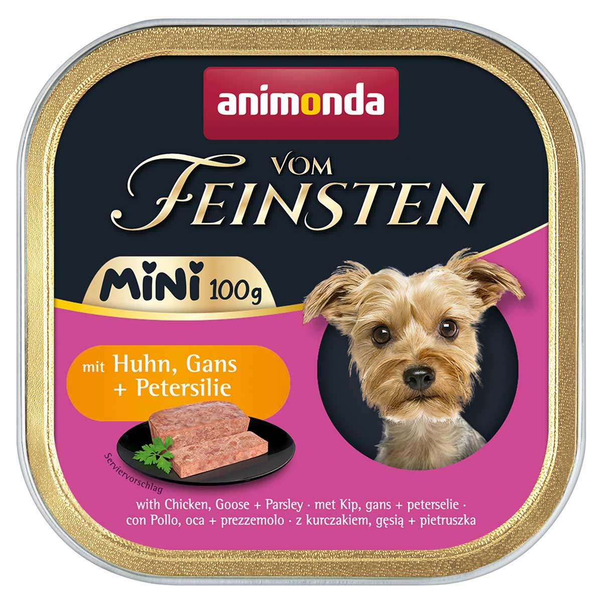 animonda vom Feinsten Mini Huhn, Gans + Petersilie