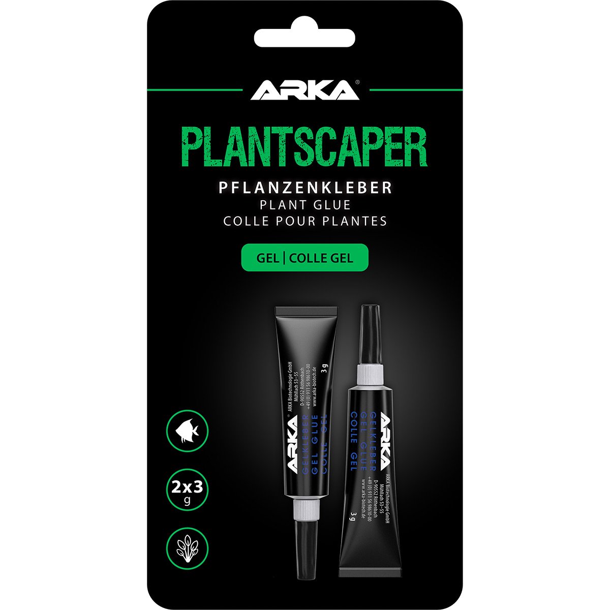 ARKA Plantscaper Gel Sekundenkleber 2x3 g