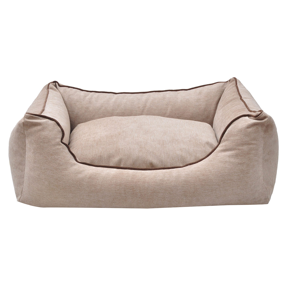 Aumüller Hundebett Sofa Ortho Line Beige 80x60x30cm | Rückläufer