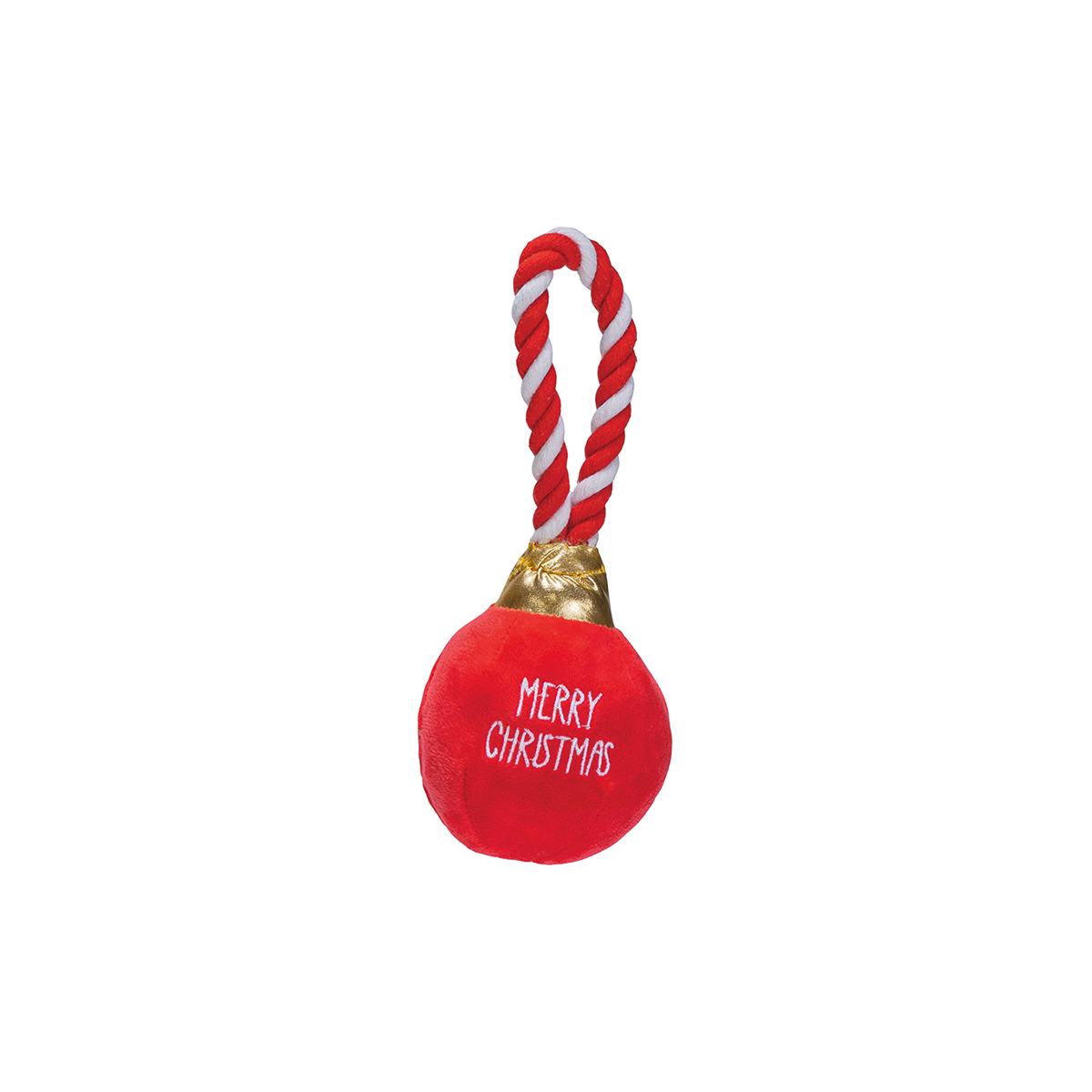 Beeztees XMAS Hundespielzeug Baumkugel Jingle 25cm