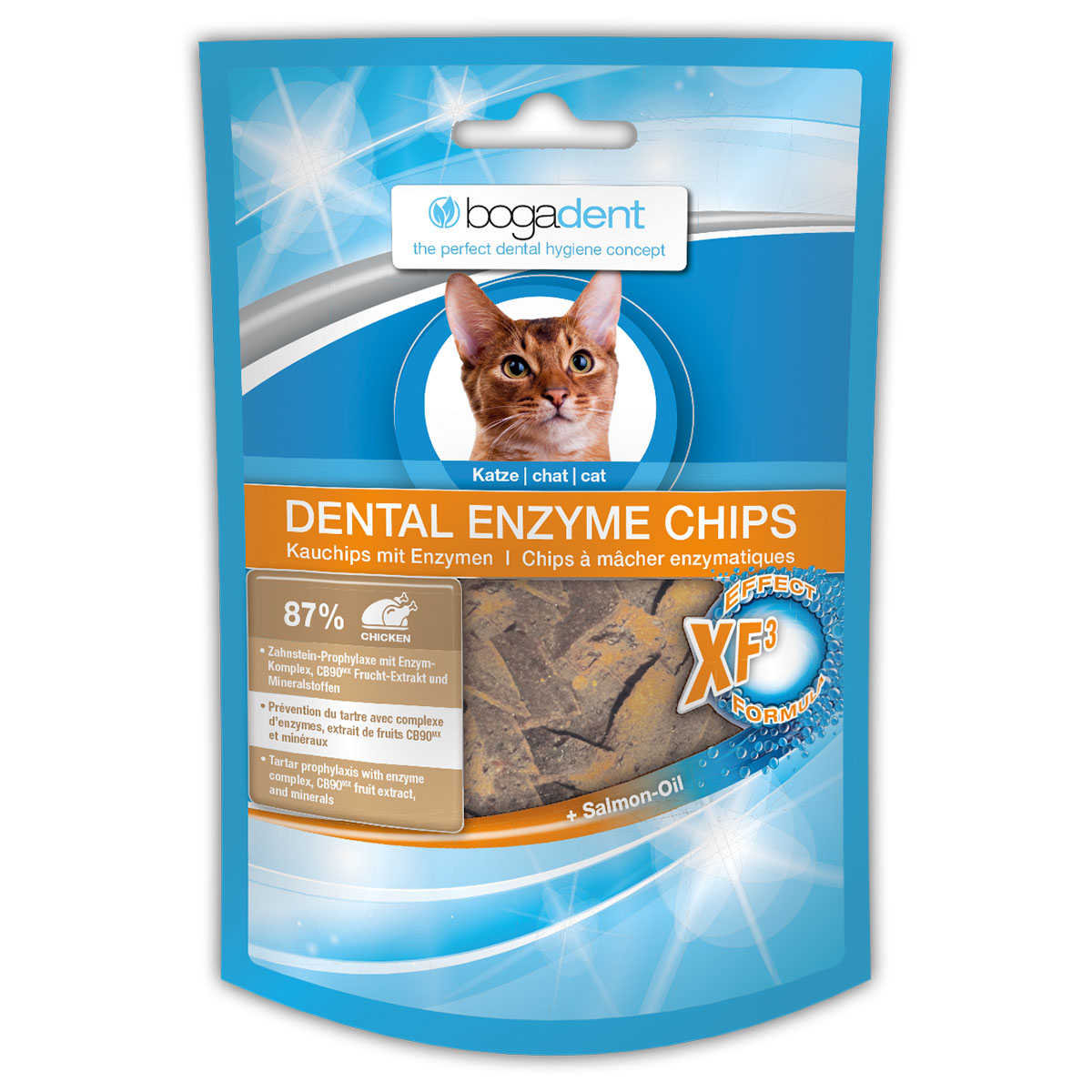 bogadent DENTAL ENZYME CHIPS CHICKEN Katze