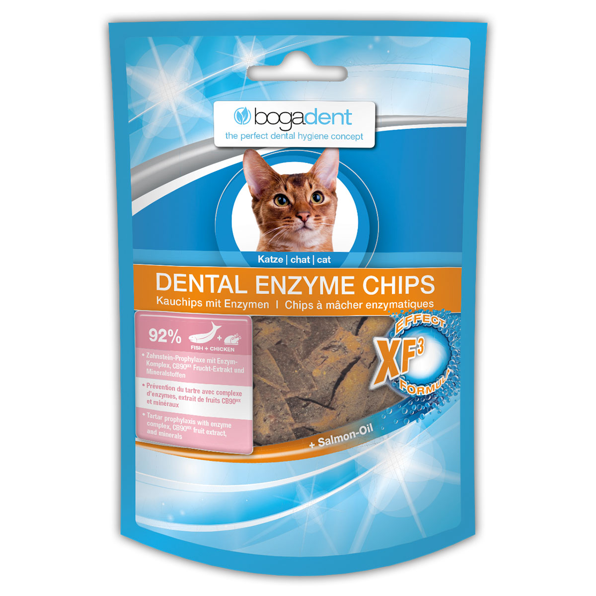 bogadent DENTAL ENZYME CHIPS FISH Katze