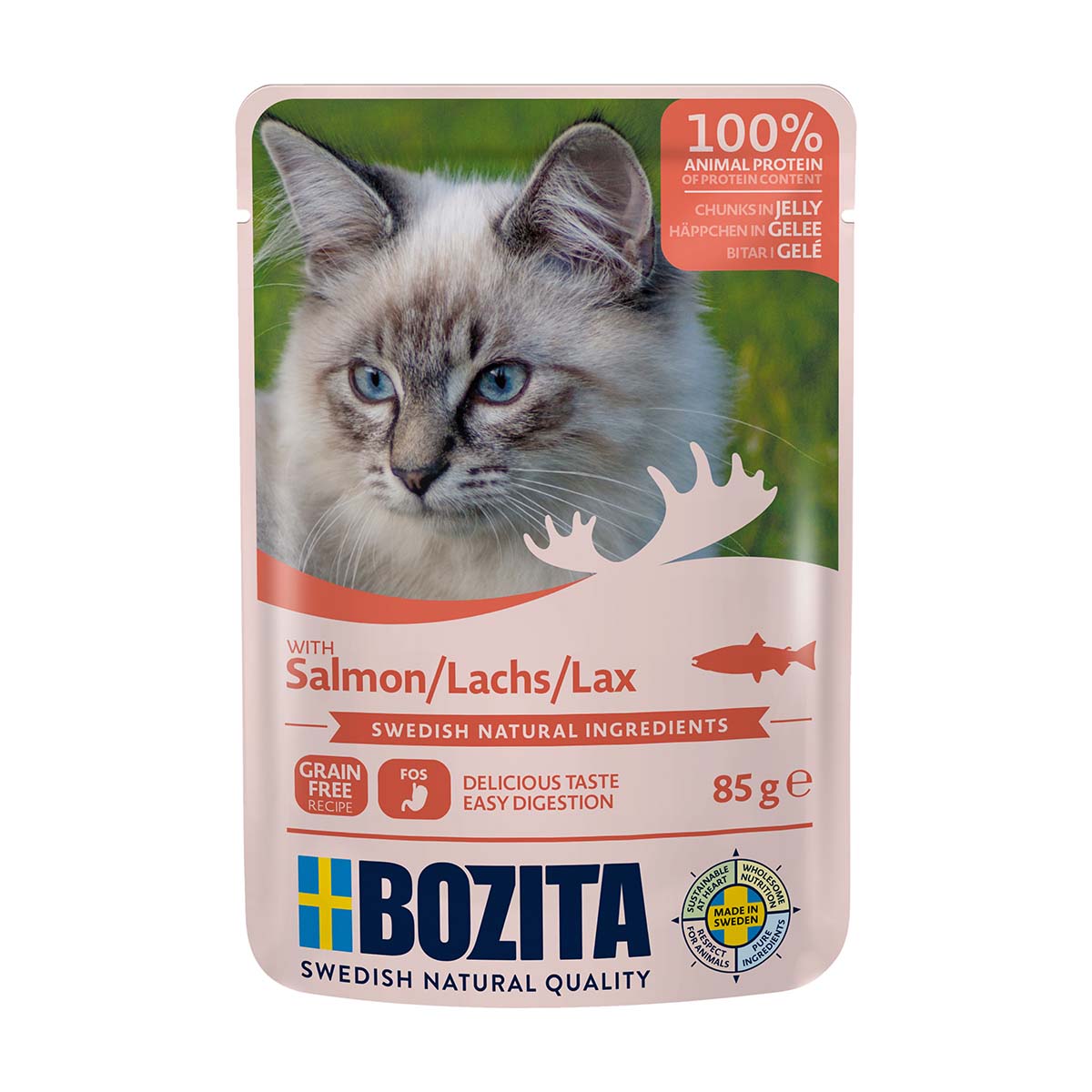 Bozita Pouch Häppchen in Gelee mit Lachs