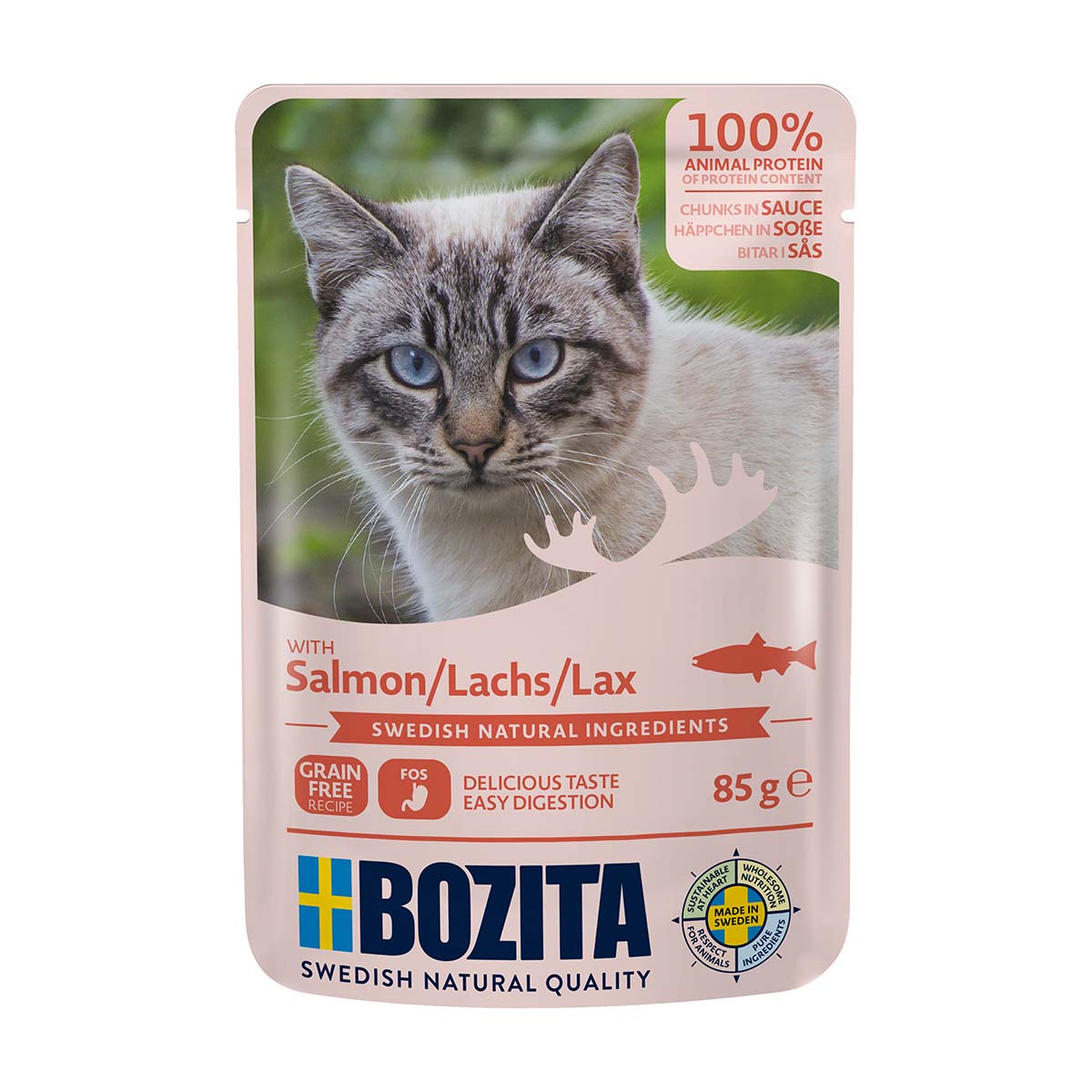 Bozita Pouch Häppchen in Soße mit Lachs