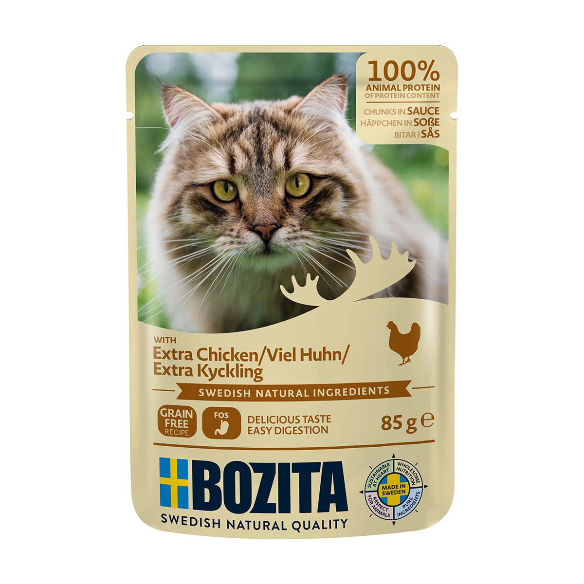 Bozita Pouch Häppchen in Soße mit viel Huhn