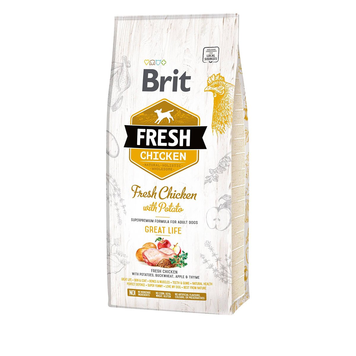 Brit Fresh Dog - Adult - Chicken - Great Life