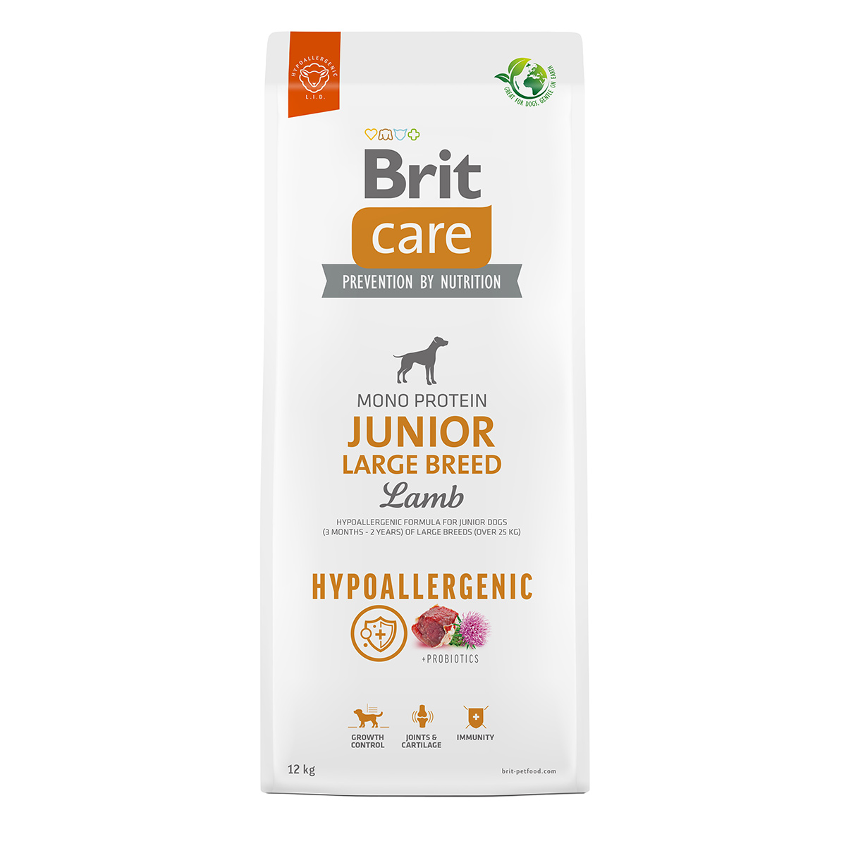 Brit Care Dog Hypoallergenic Junior Large Breed 12 kg