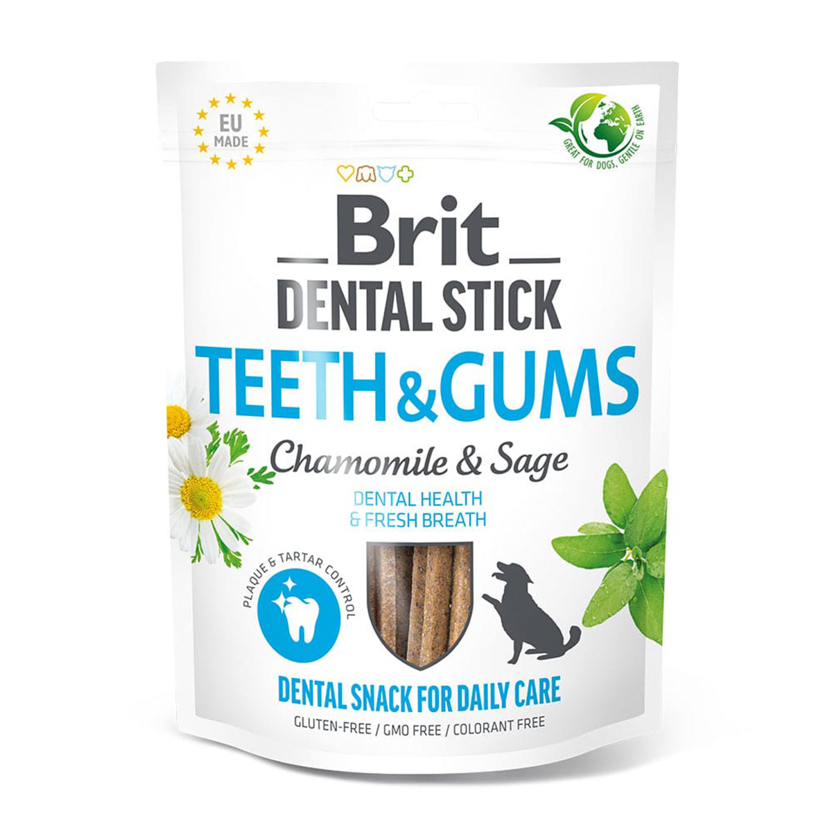 Brit Dental Stick Teeth &amp; Gums Chamomile &amp; Sage 251g