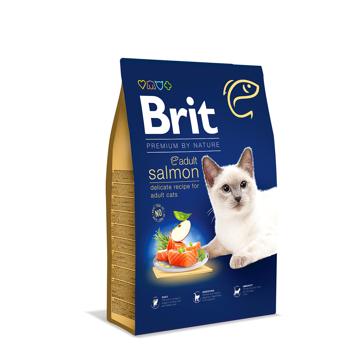 Brit Premium by Nature Cat Adult Salmon