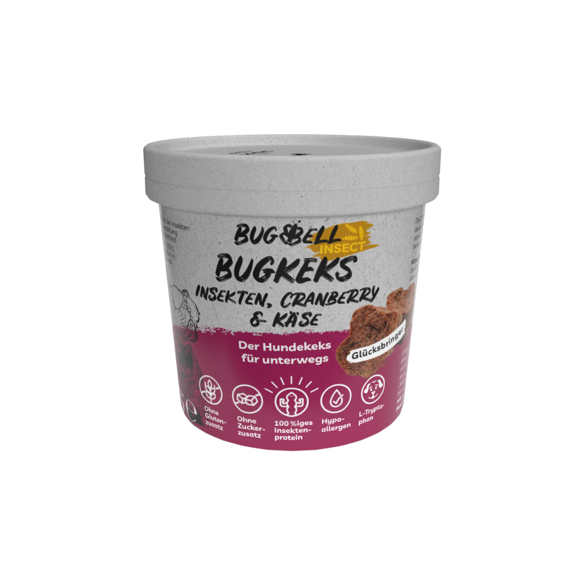 BugKeks Adult rot Cranberry &amp; Käse