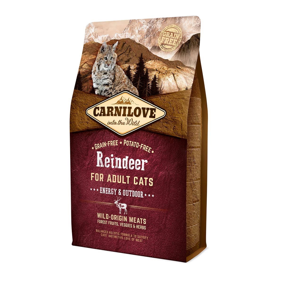 Carnilove Cat Adult - Reindeer / Energy &amp; Outdoor