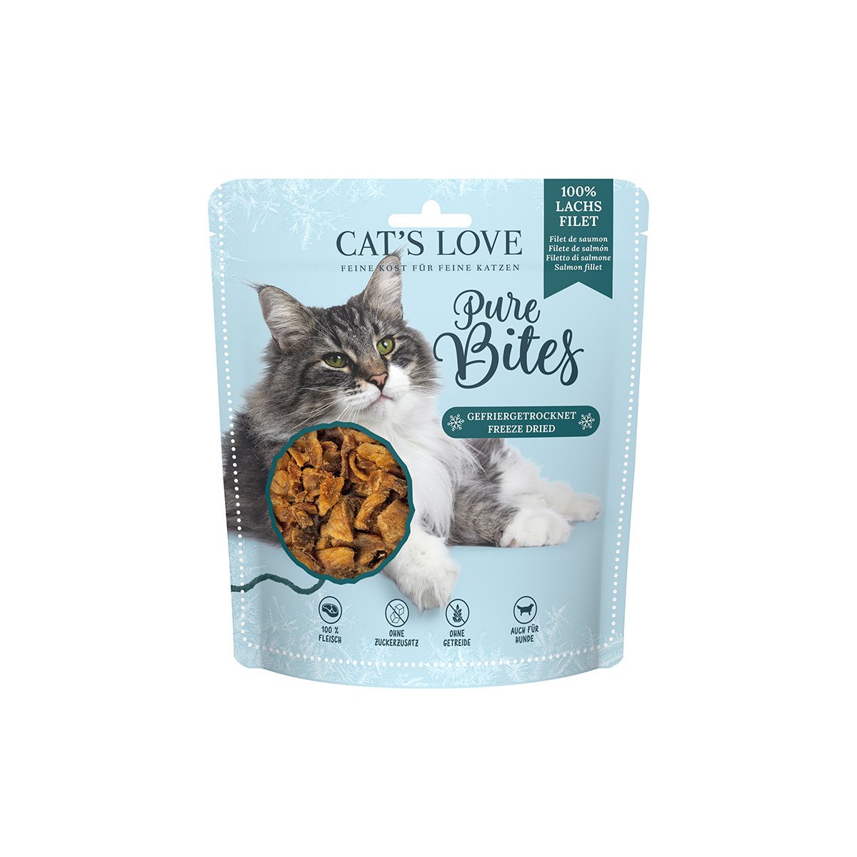 Cat's Love Pure Bites Lachsfilet 50g