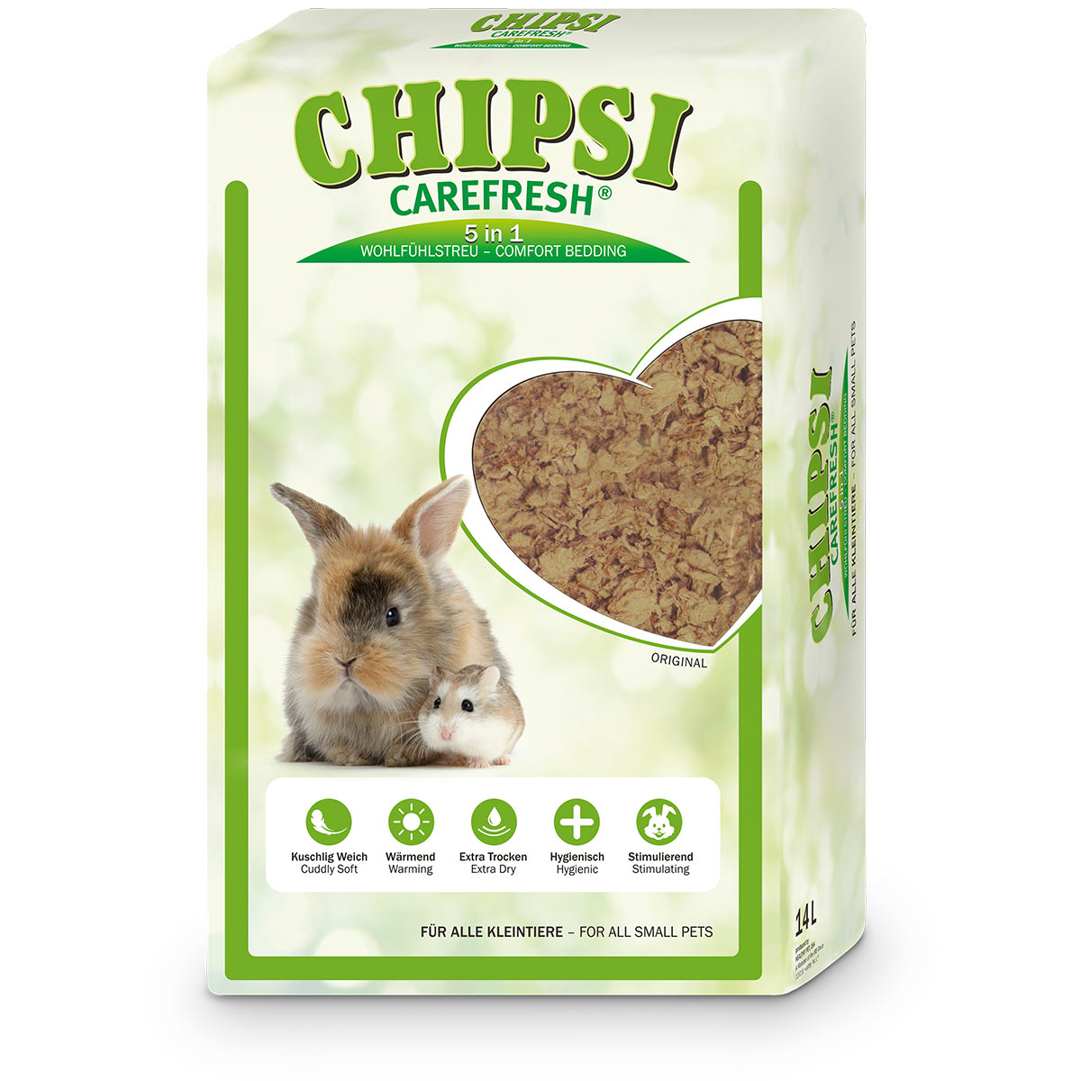 Chipsi Kleintiereinstreu Carefresh Original 14l