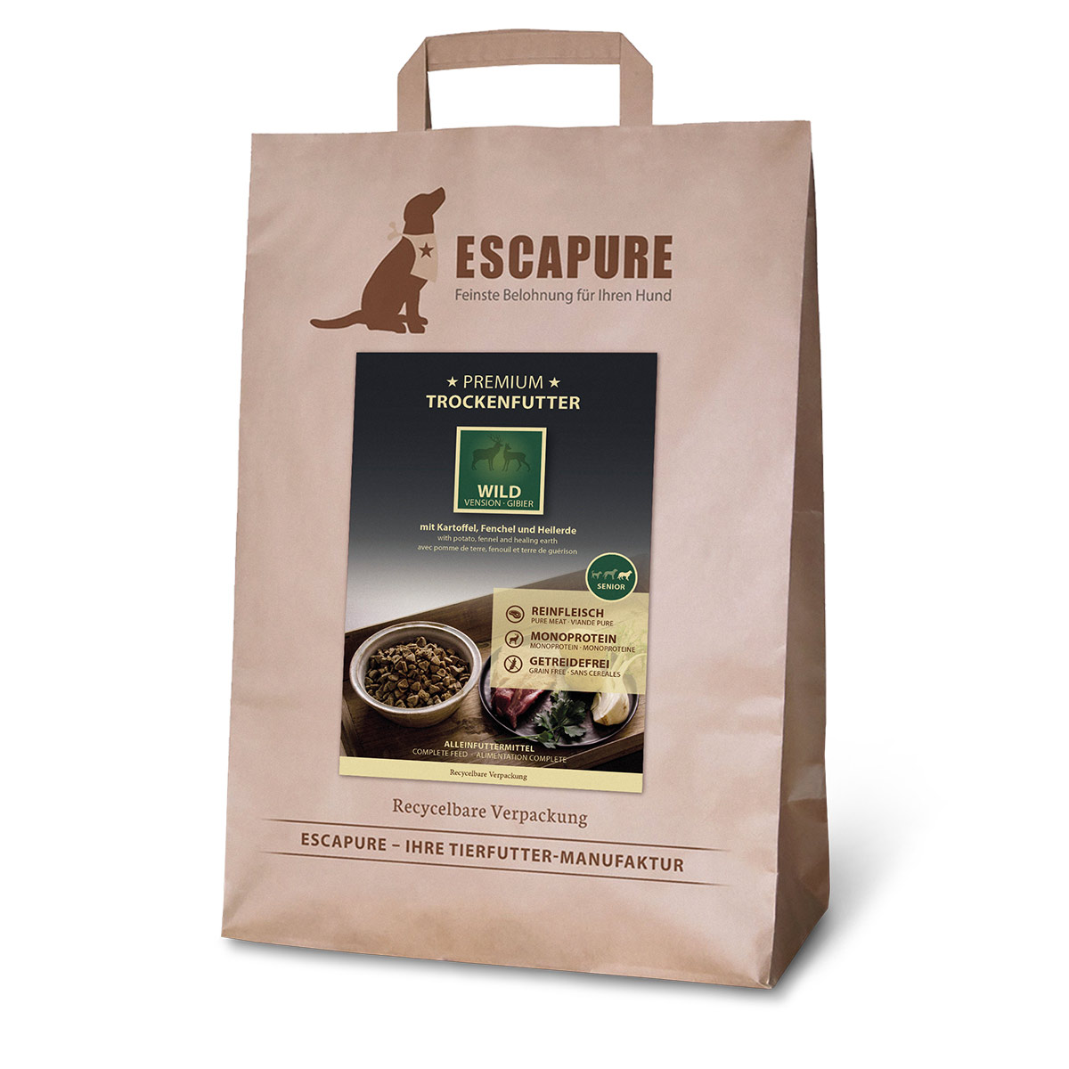 ESCAPURE Senior Wild Premium Trockenfutter 4kg