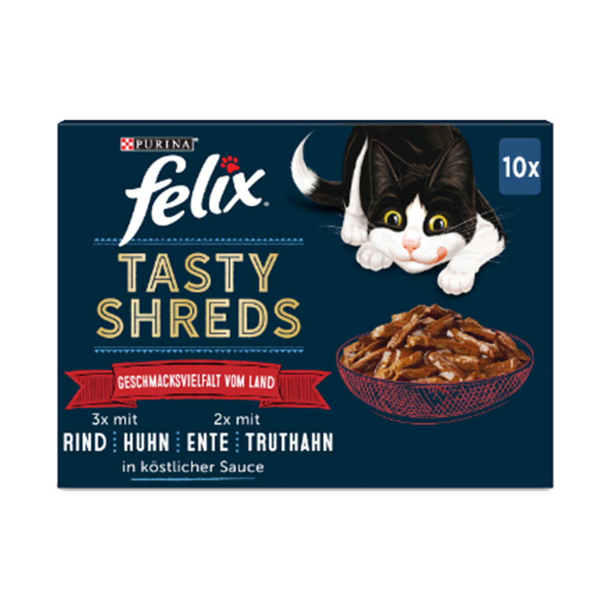 FELIX Tasty Shreds Geschmacksvielfalt vom Land