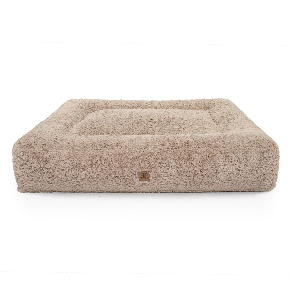 Frau Frauchen Hundebett Letto Curly Sand