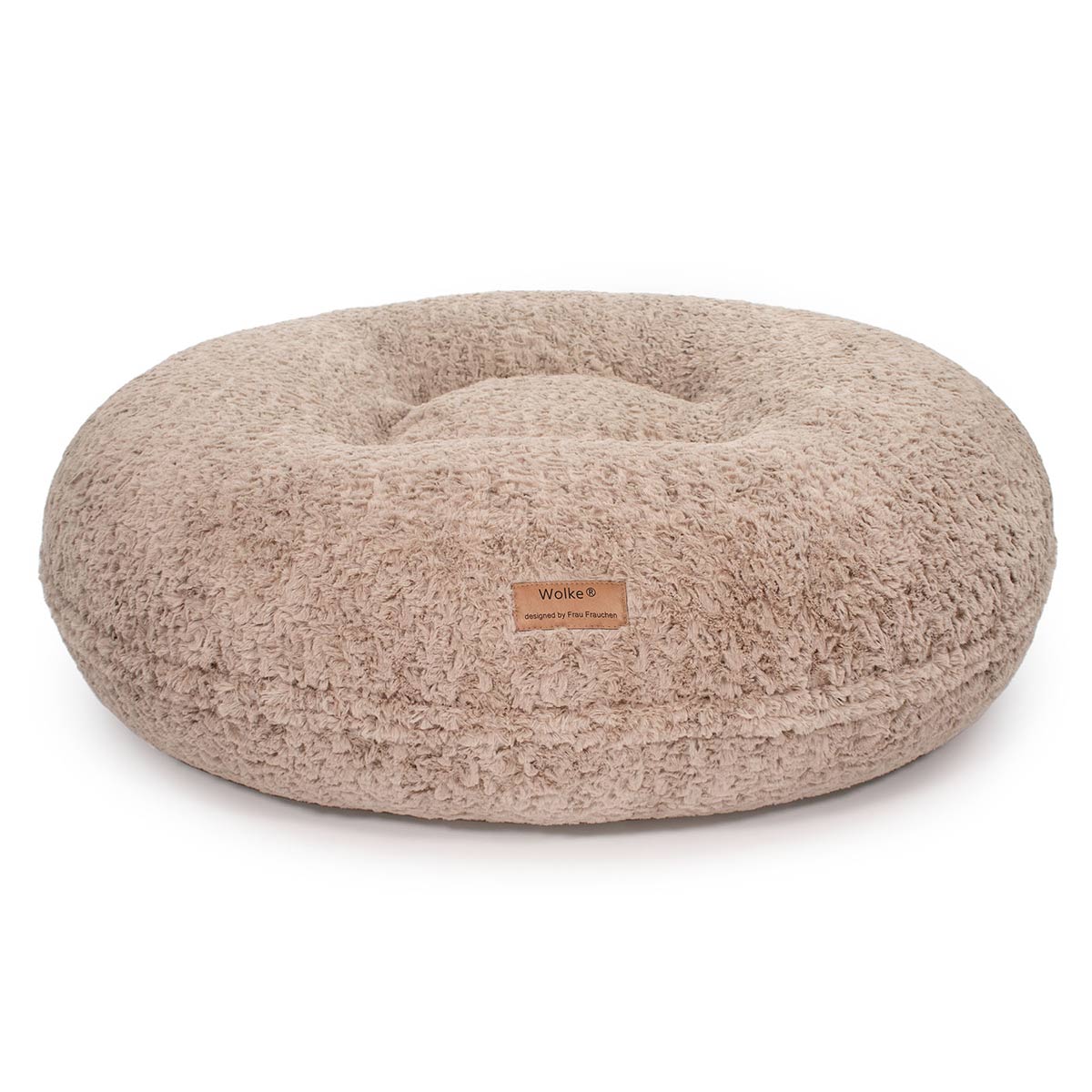 Frau Frauchen Hundebett Wolke® Curly Sand