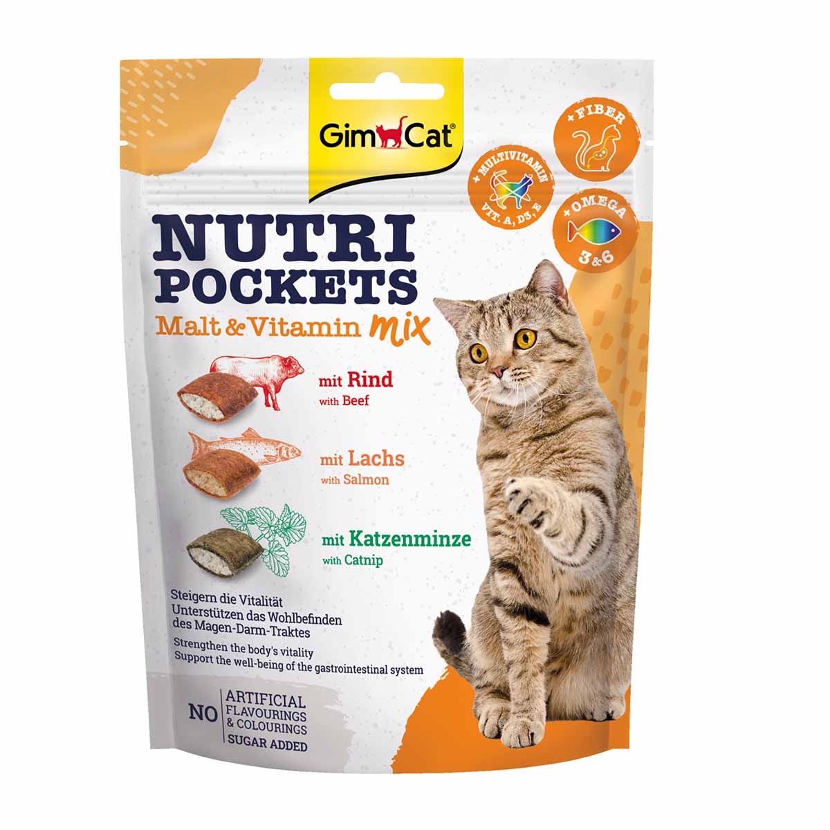 GimCat Nutri Pockets Malt&amp;Vitamin Mix