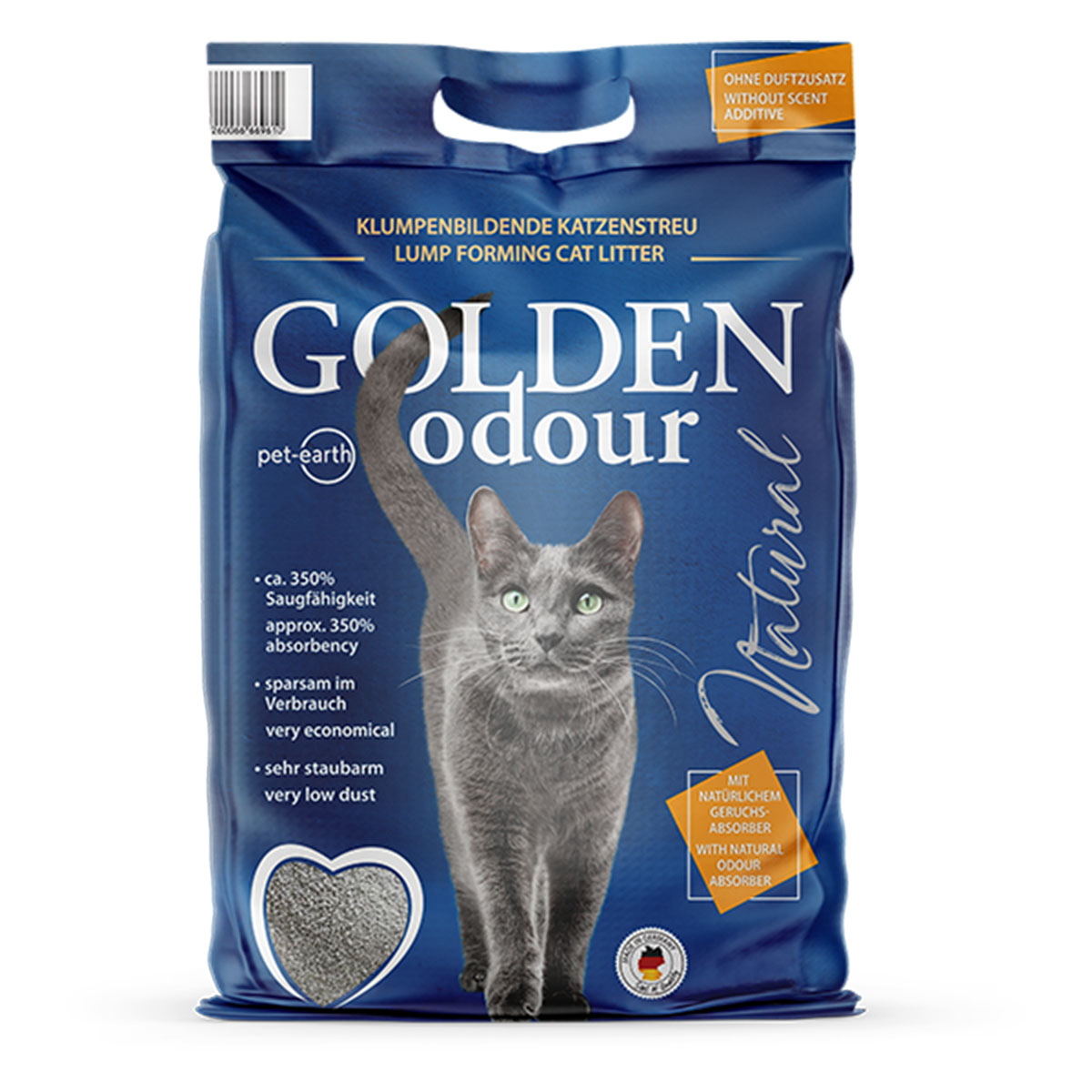 Golden Odour Natural Katzenstreu ohne Duftzusatz