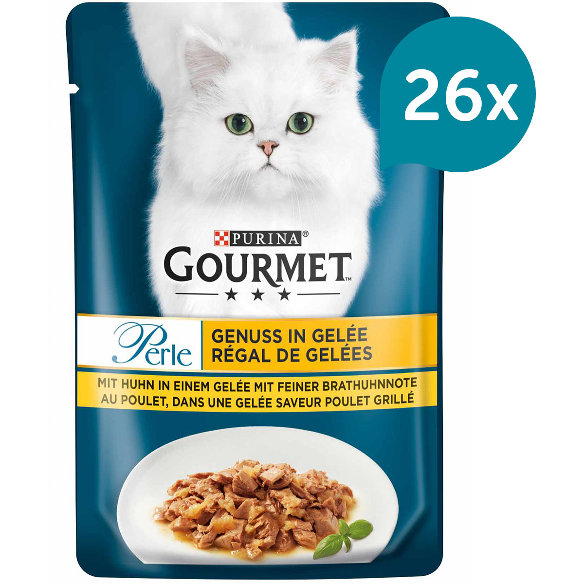 GOURMET Perle Genuss in Gelee mit Huhn