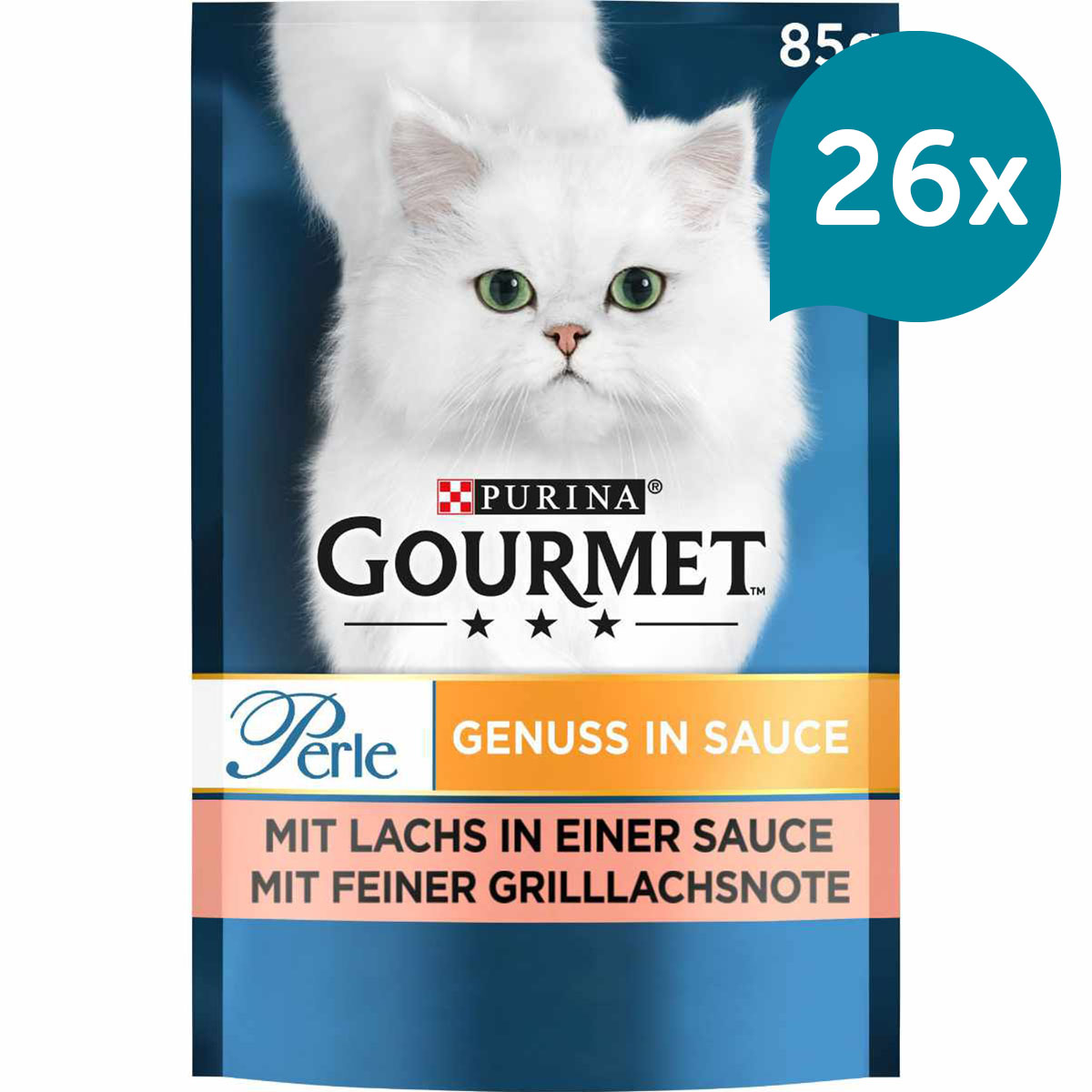 GOURMET Perle Genuss in Sauce mit Lachs