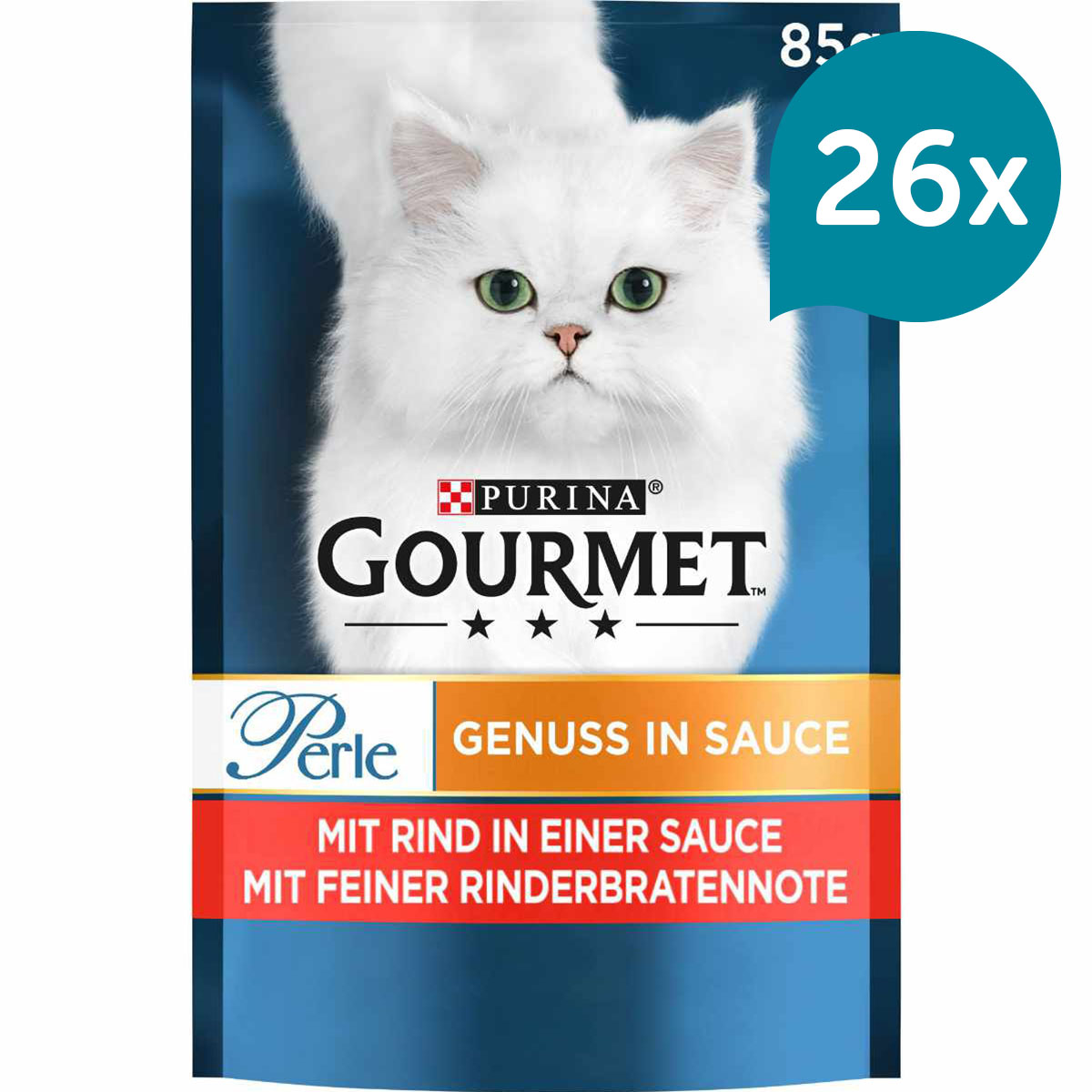 GOURMET Perle Genuss in Sauce mit Rind