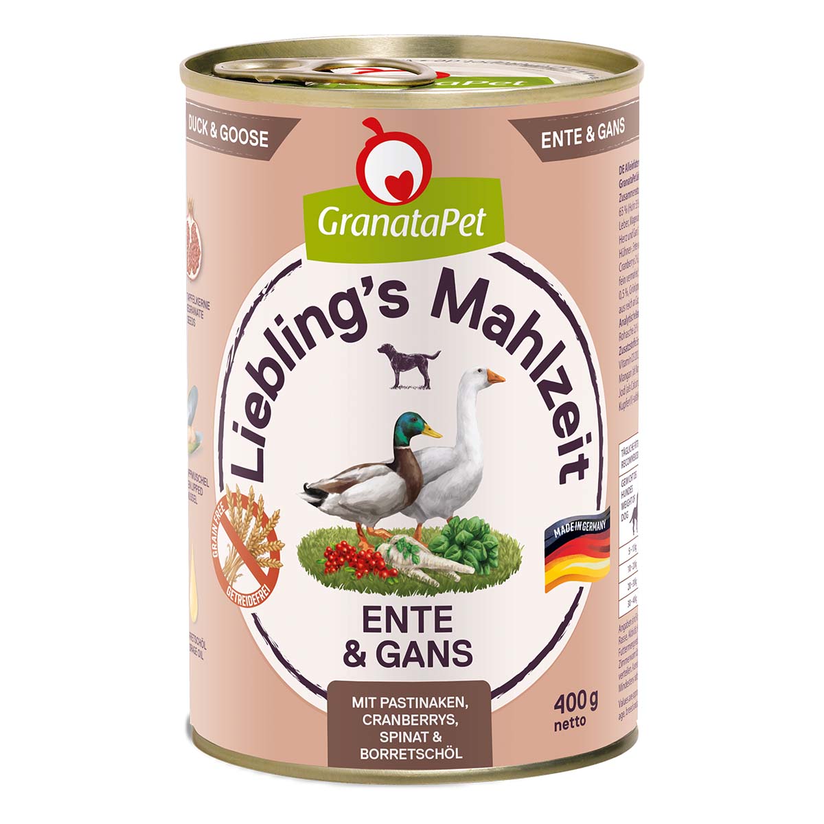 GranataPet Liebling's Mahlzeit Ente und Gans