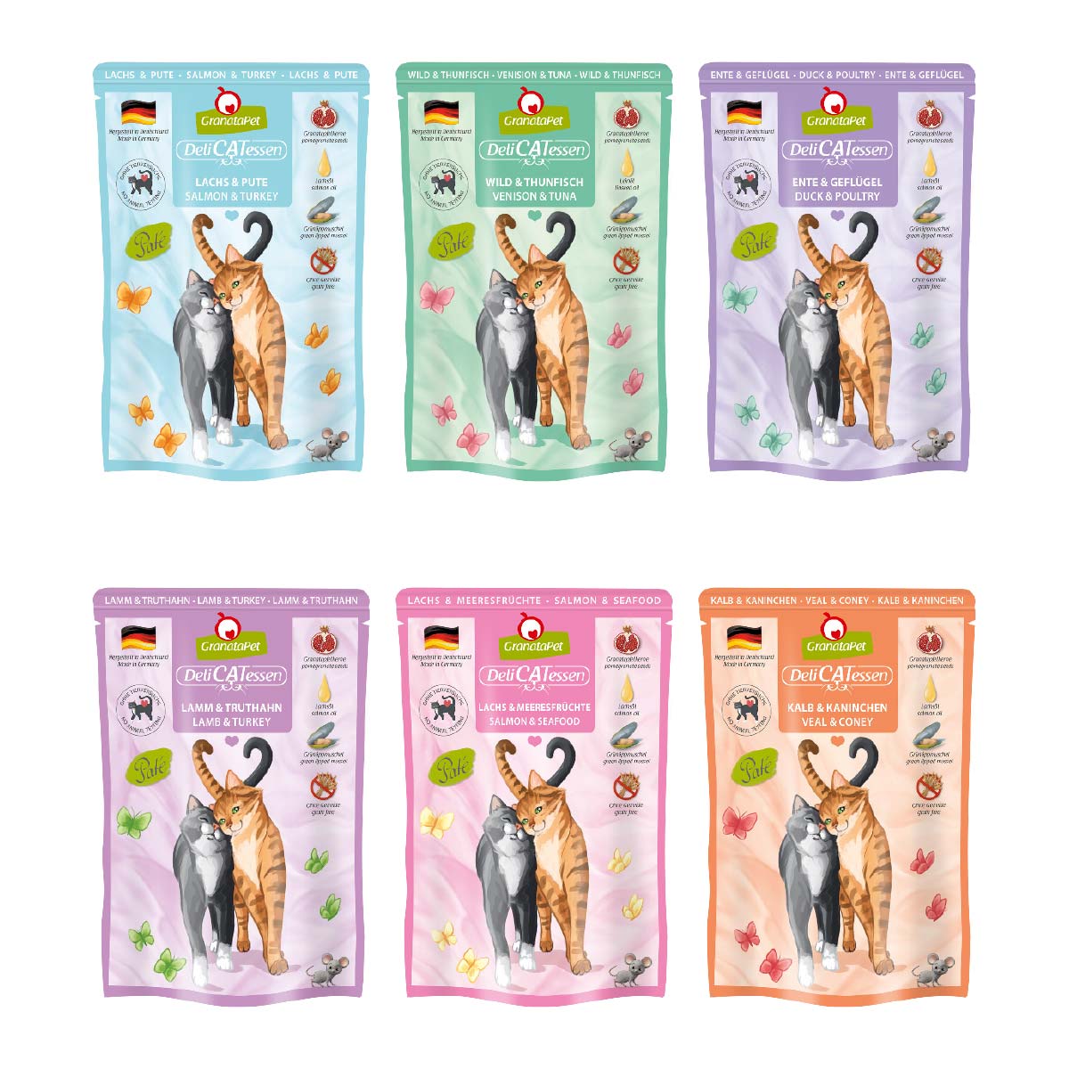 GranataPet Katze - Multipack 1 DeliCatessen