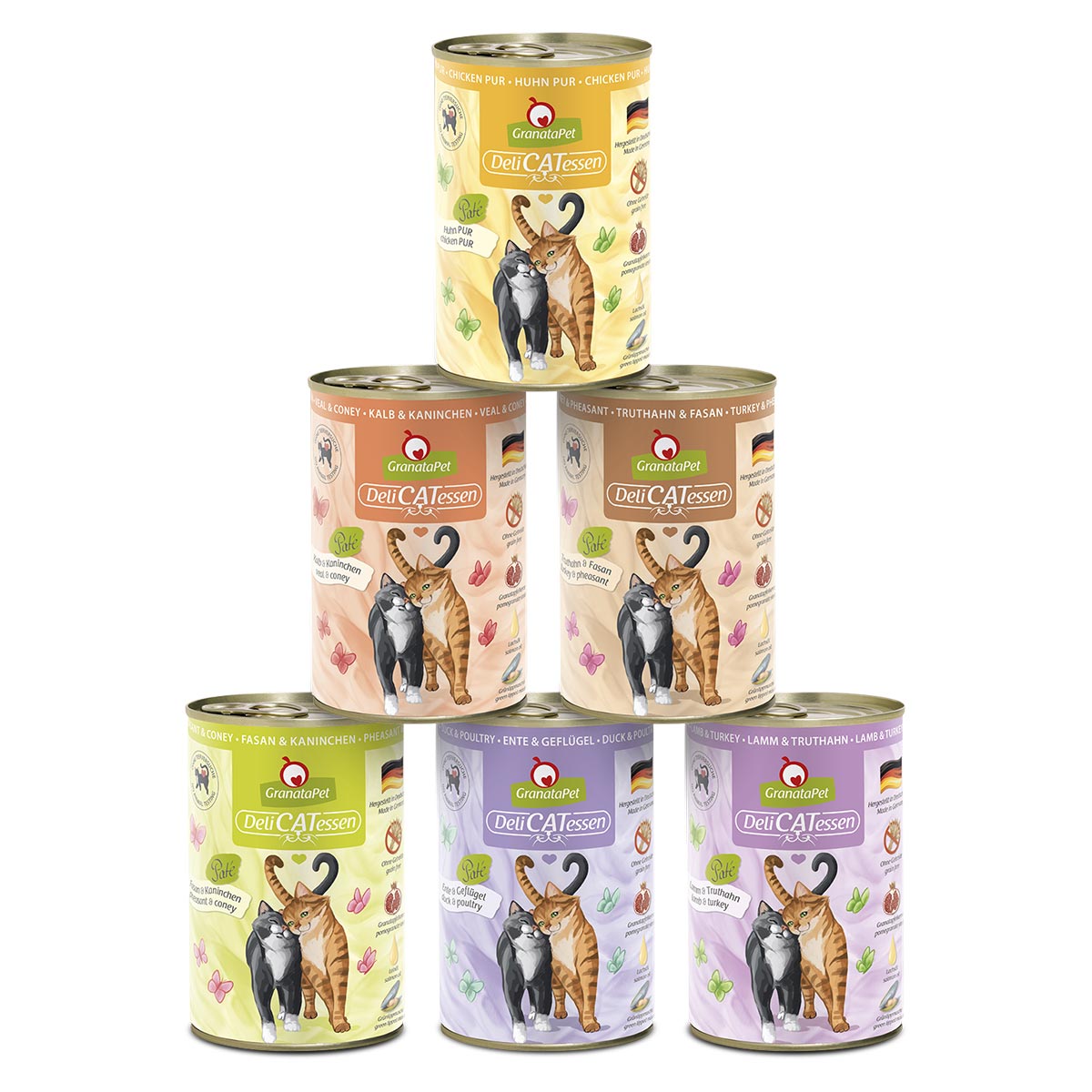 GranataPet Katze - Multipack 3 DeliCatessen ohne Fisch 