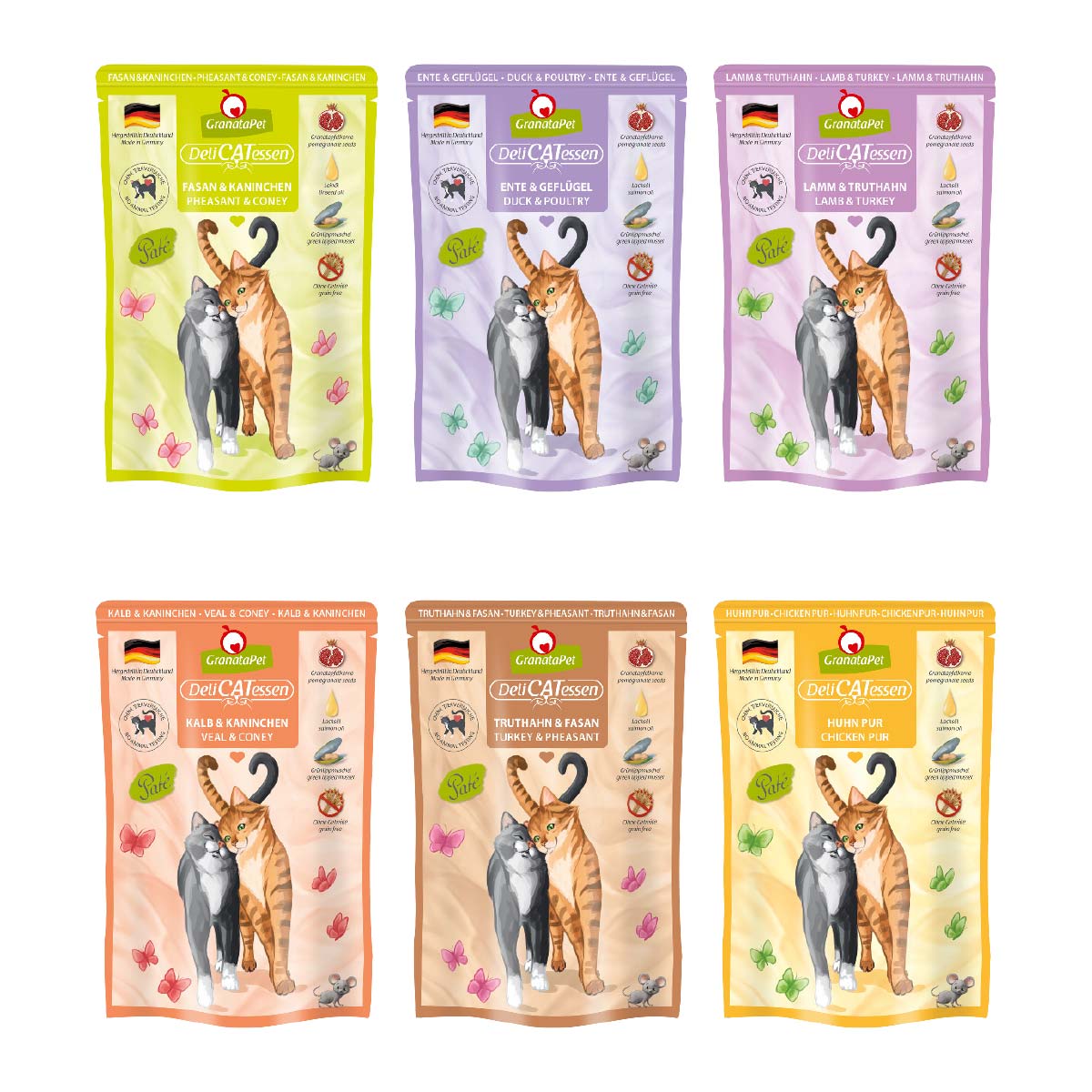 GranataPet Katze - Multipack 3 DeliCatessen ohne Fisch