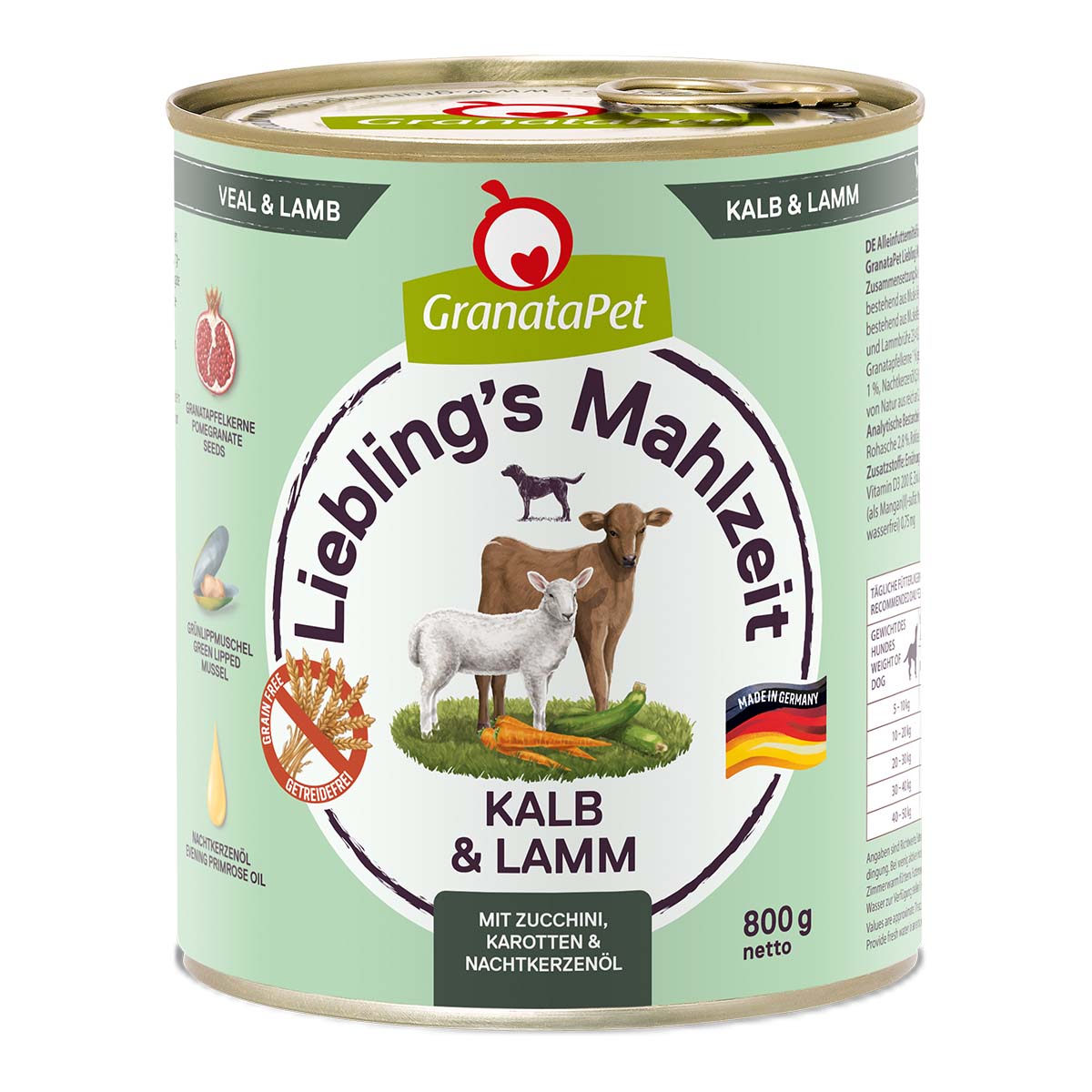 GranataPet Liebling's Mahlzeit Kalb und Lamm