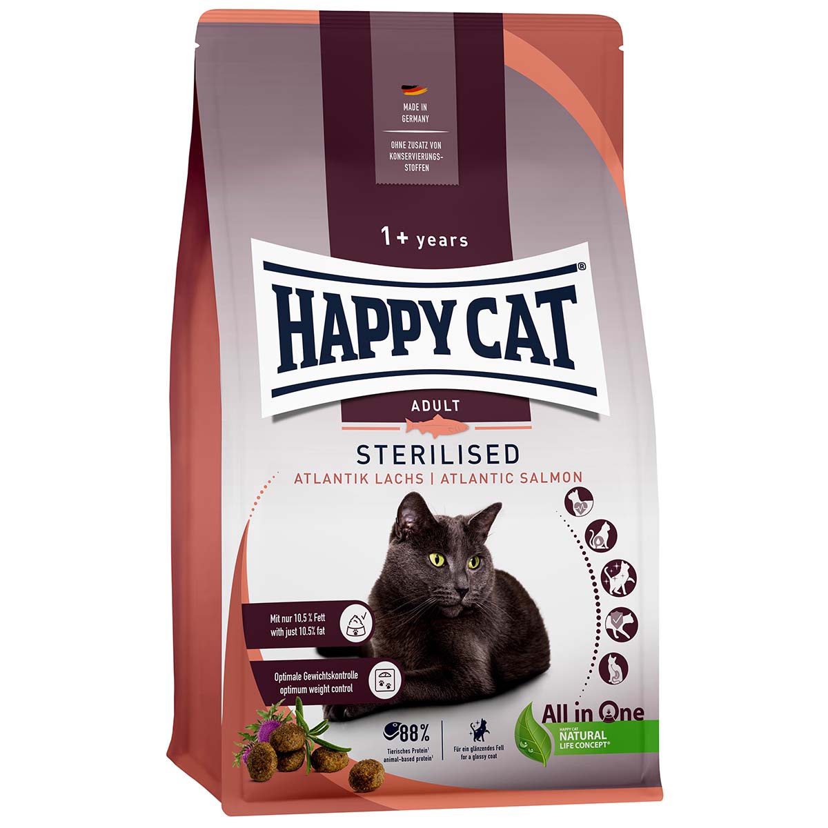 Happy Cat Sterilised Adult Atlantik Lachs