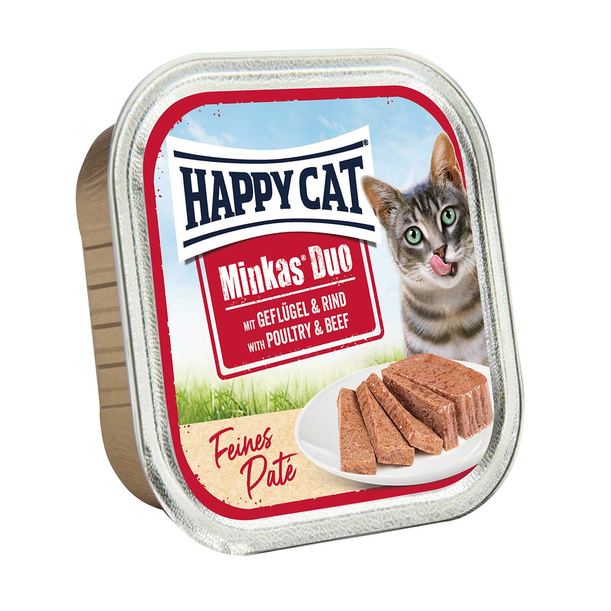 Happy Cat Minkas Duo Geflügel &amp; Rind Paté