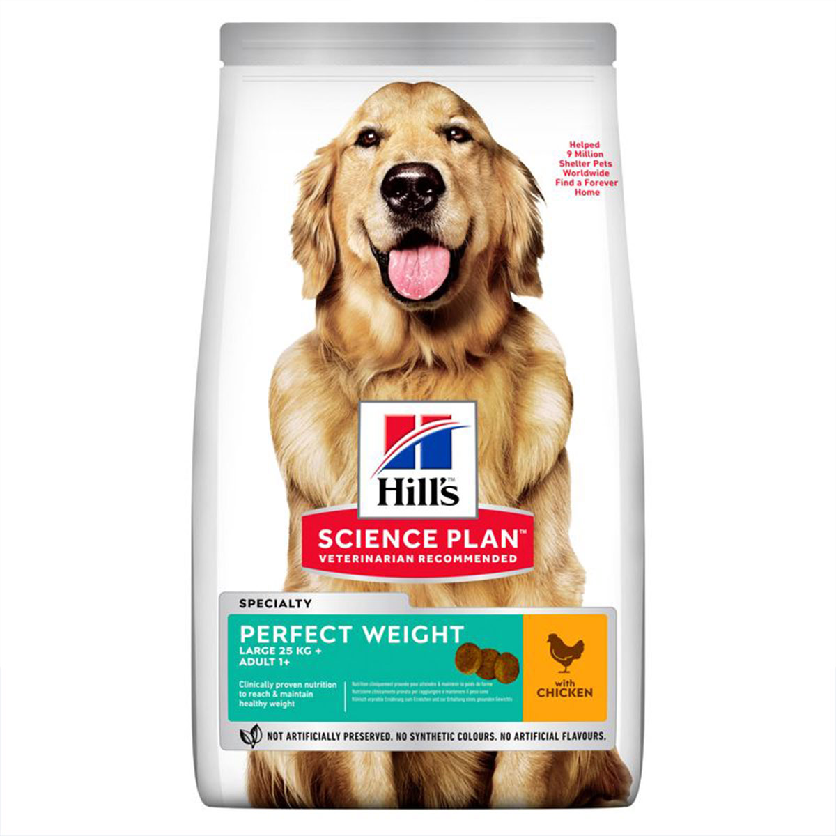  Hill's Science Plan Hund Perfect Weight Large Breed Adult Huhn 12kg