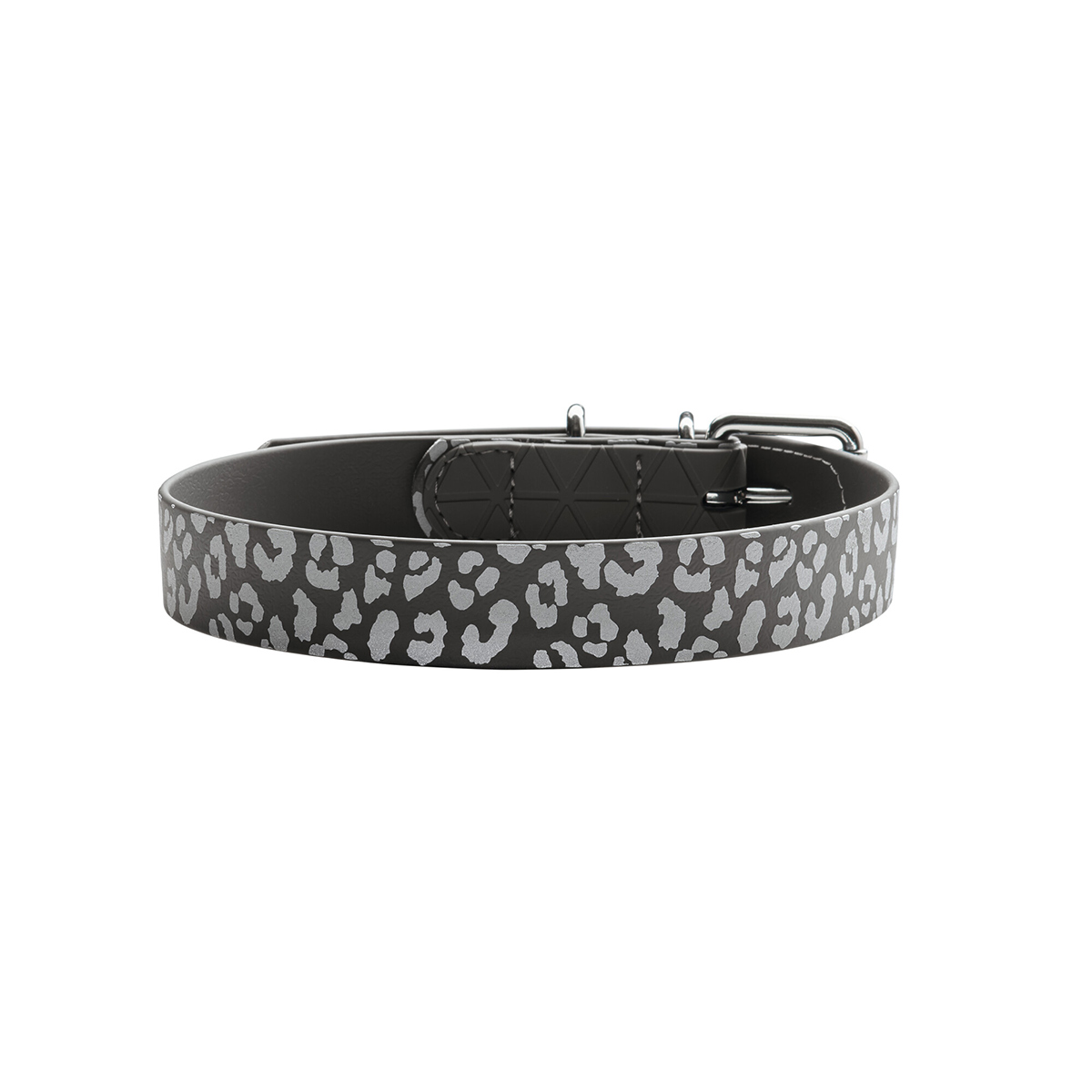 Hunter Halsband Convenience Reflect grau Leopard