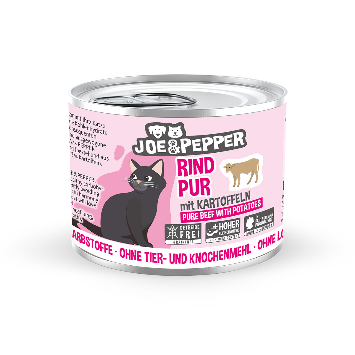 Joe &amp; Pepper Cat Rind pur mit Kartoffeln