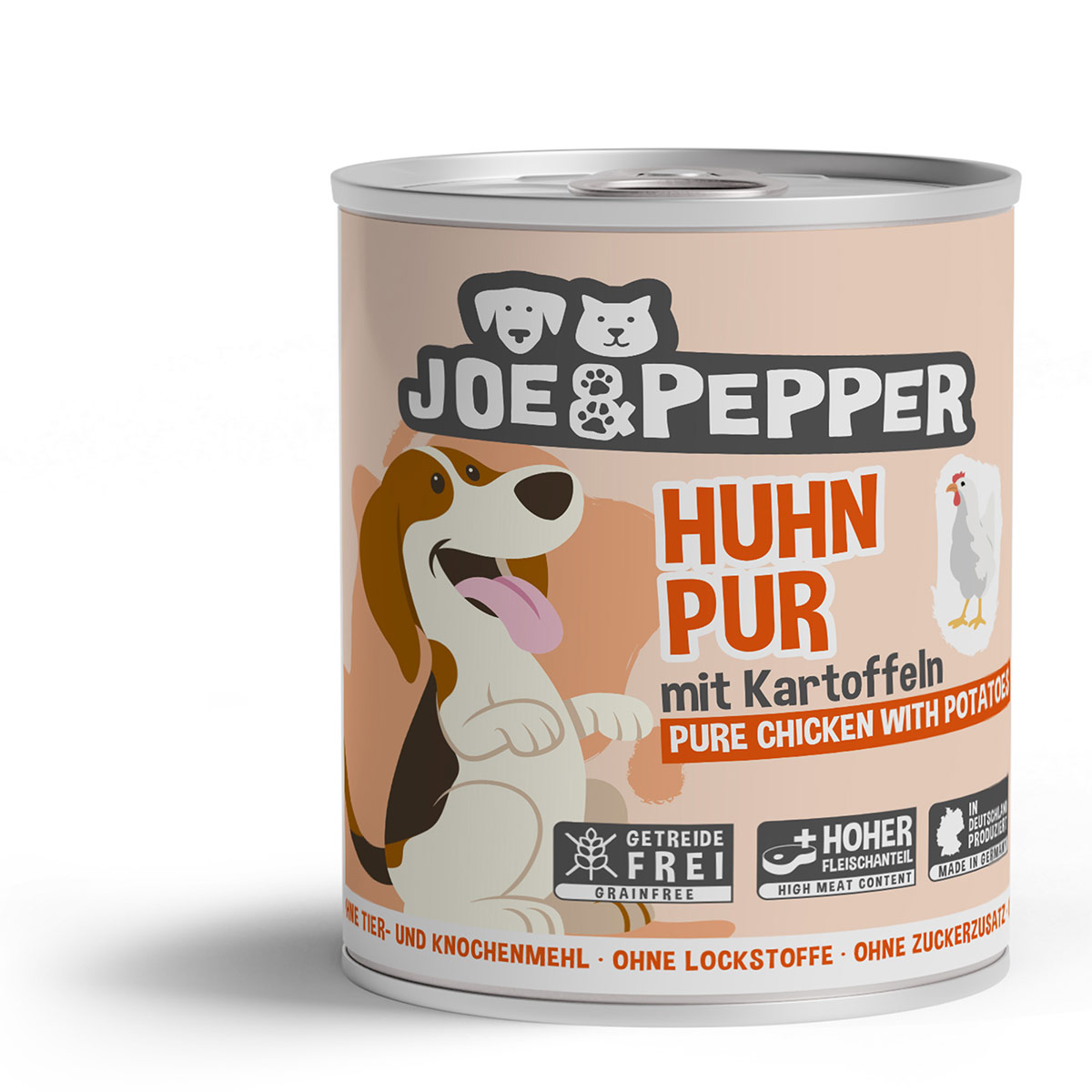 Joe &amp; Pepper Dog Huhn pur mit Kartoffeln