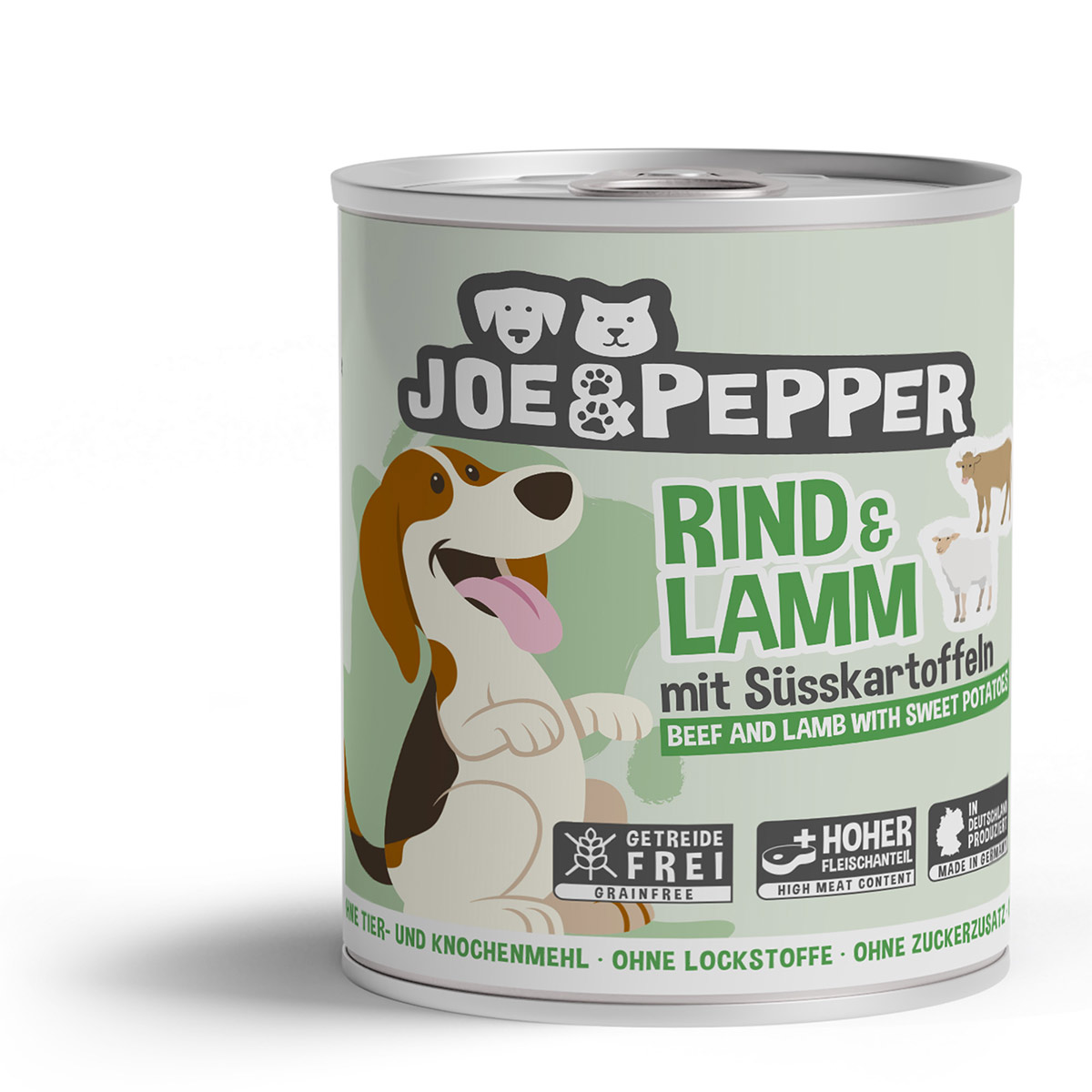 Joe &amp; Pepper Dog Rind &amp; Lamm mit Süßkartoffeln