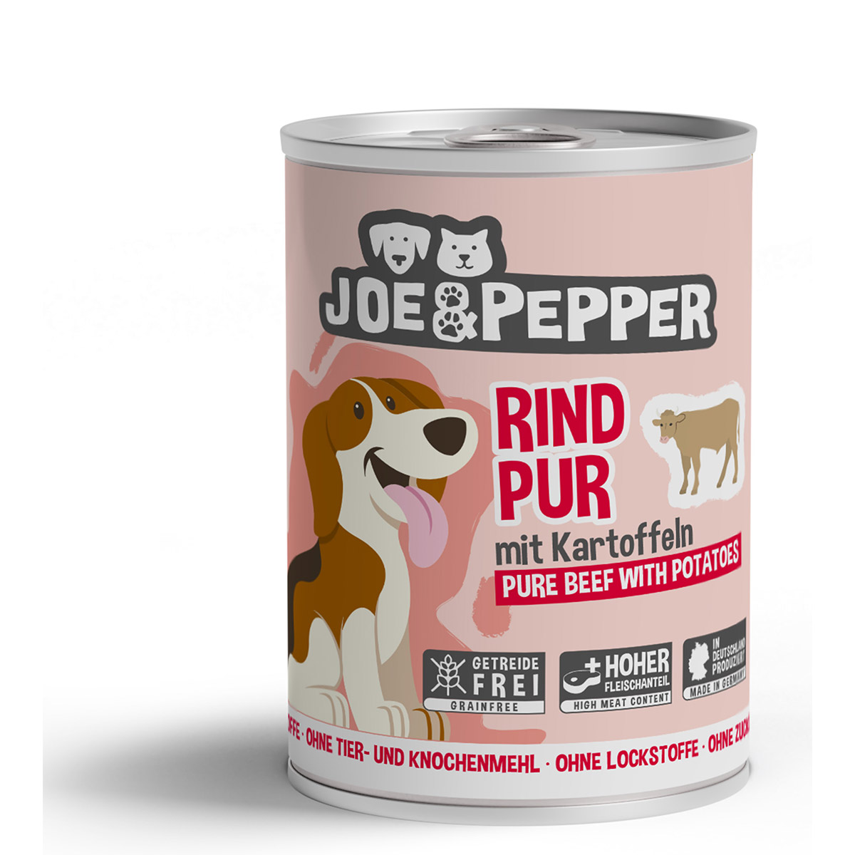 Joe &amp; Pepper Dog Rind pur mit Kartoffeln