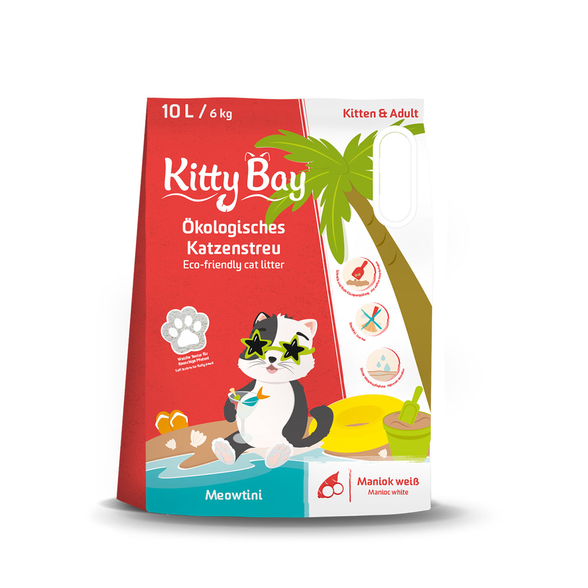 KittyBay - Meowtini - Maniokmehl weiß 10L