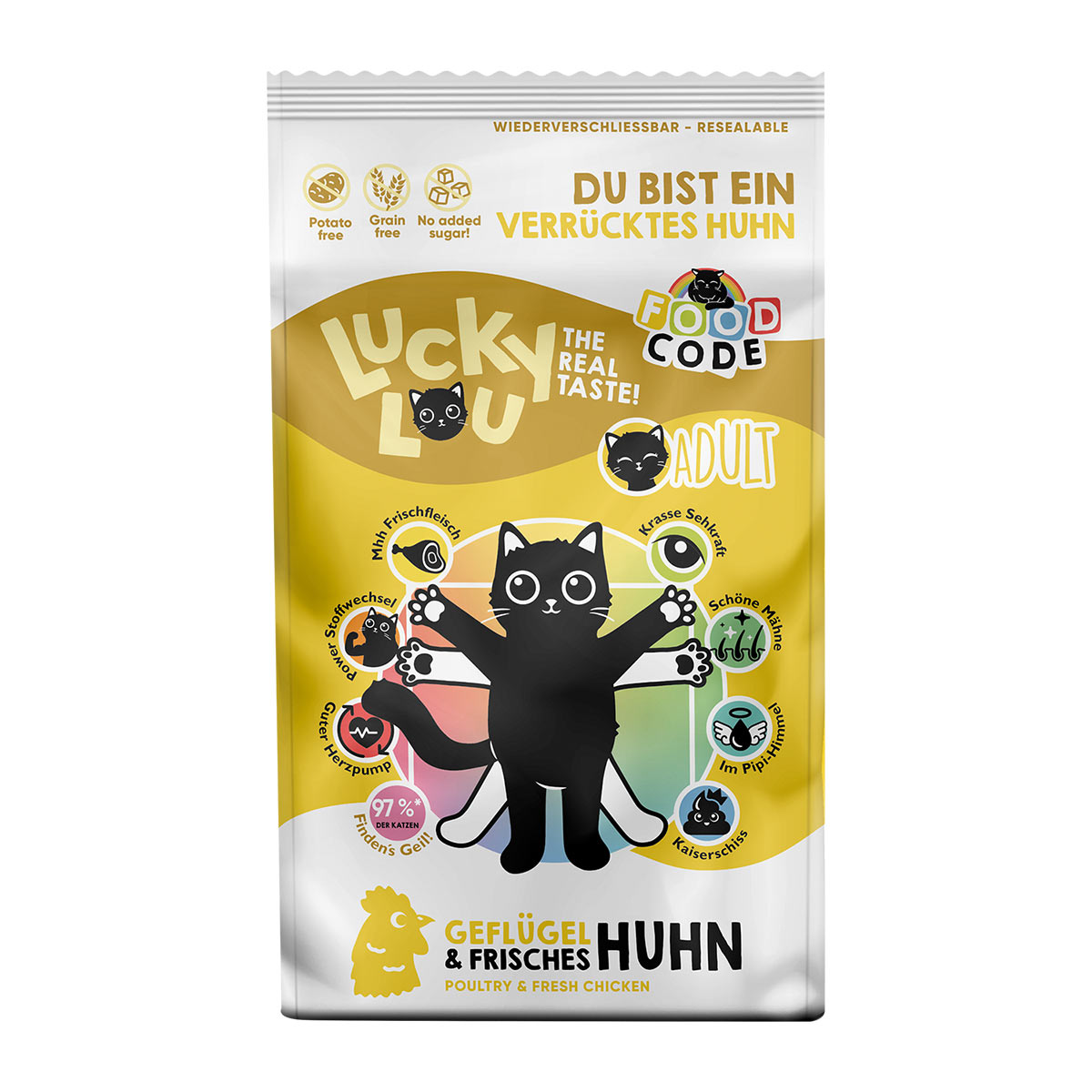 Lucky Lou Adult Geflügel &amp; Huhn 1,7kg