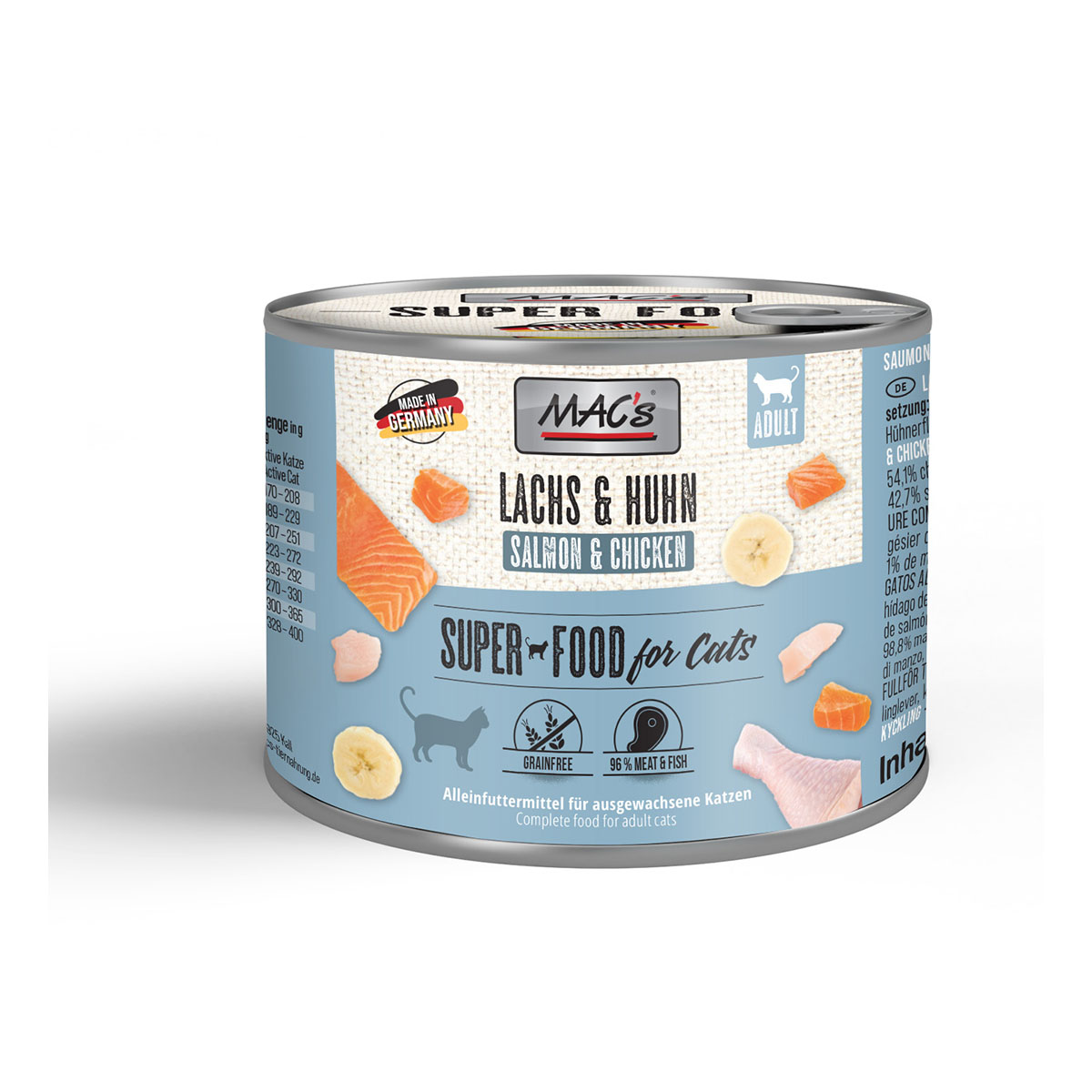 MAC's Cat Fleischmenü Lachs und Hühnchen